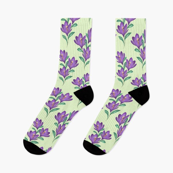 Item preview, Crocus Floral - Blue designed and sold by JaselviiStudio.