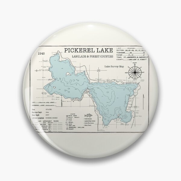 Item preview, Pickerel Lake WI Langlade and Forest Counties  designed and sold by Jean Plout.