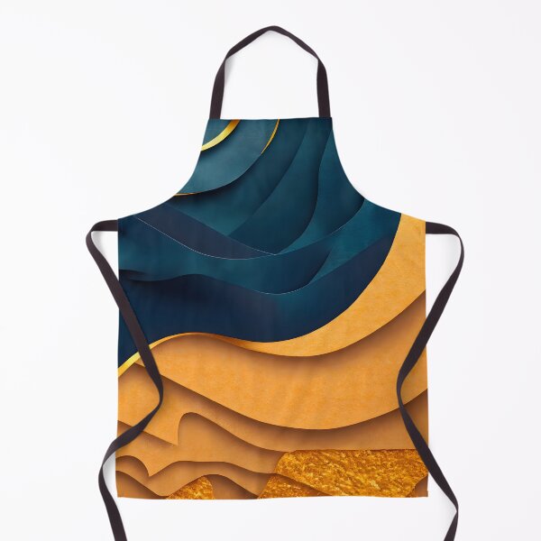 Item preview, Abstract, Geometric, Dark Teal, Teal, Dark Blue, Orange, Pumpkin Orange, Desert Orange, Gold designed and sold by Golden-Feathers.