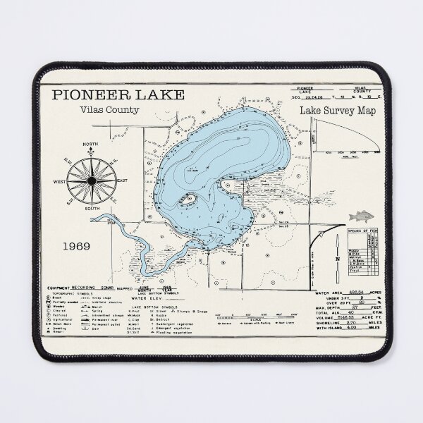 Item preview, Pioneer Lake WI Vilas County designed and sold by Jean Plout.