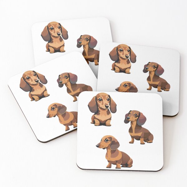 Item preview, Dachshund set designed and sold by Corgi-at-night.