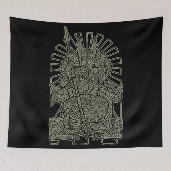 Item preview, Viking God Odin - BW designed and sold by Roberto Jaras Lira.