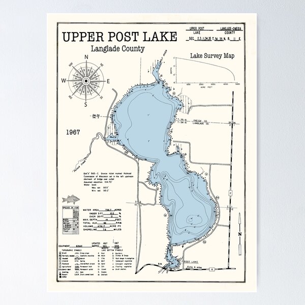 Aperçu de l'œuvre Upper Post Lake WI dans le comté de Langlade créée et vendue par Jean Plout.