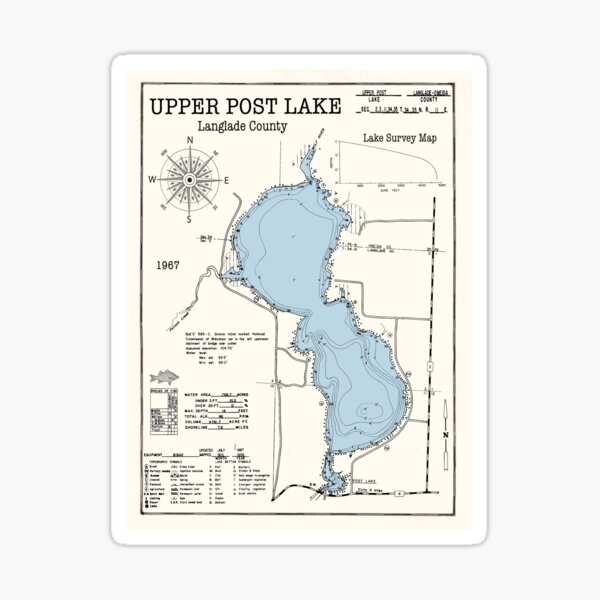 Item preview, Upper Post Lake WI in Langlade County designed and sold by Jean Plout.