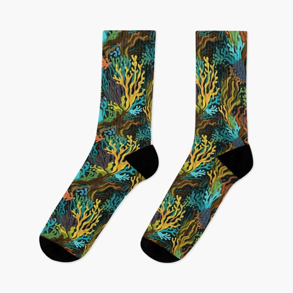 Aperçu de l'œuvre Coral Reef Pattern créée et vendue par SideSignal.