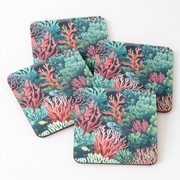 Item preview, Coral Reef Pattern designed and sold by SideSignal.