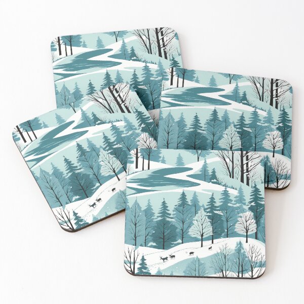 Item preview, Winter scene background designed and sold by twisted-dot.