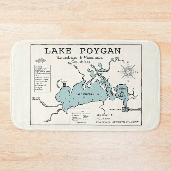 Item preview, Poygan Lake WI Waushara and Winnebago Counties  designed and sold by Jean Plout.