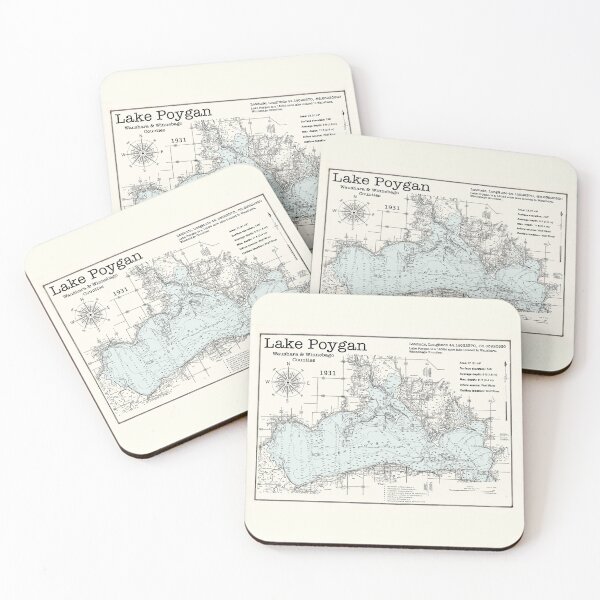 Item preview, Poygan Lake 1931 WI Waushara and Winnebago Counties  designed and sold by Jean Plout.
