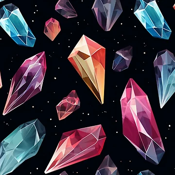 Artwork thumbnail, Crystal Cluster Pattern by SideSignal