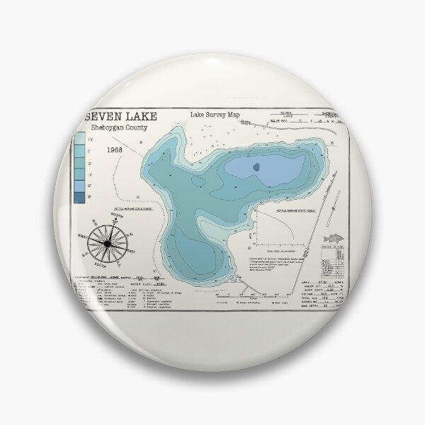 Item preview, Seven Lake WI Sheboygan County  designed and sold by Jean Plout.