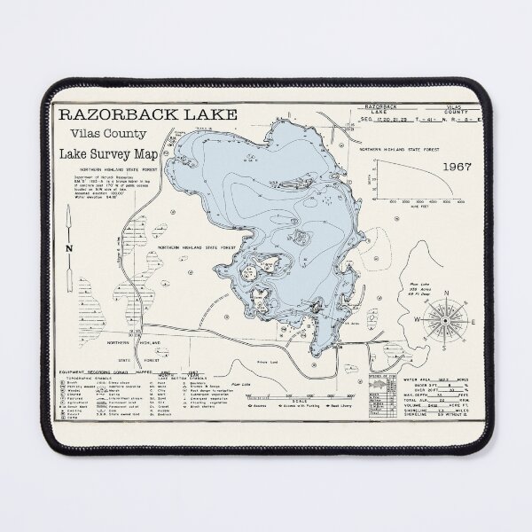 Item preview, Razorback Lake WI Vilas County  designed and sold by Jean Plout.