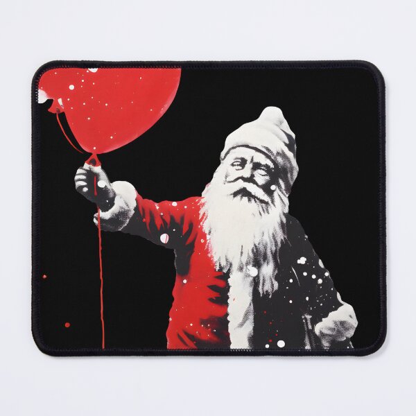 Item preview, Banksy Style Santa Claus Christmas designed and sold by mariejosee22.