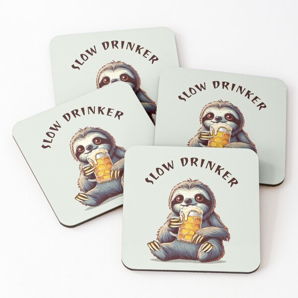 Item preview, Sloth Slow Drinker designed and sold by Noewi.