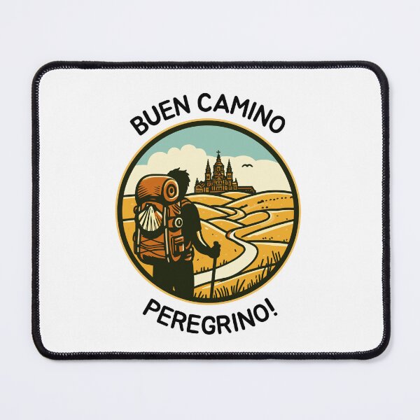 Item preview, Buen Camino, Peregrino! Camino de Santiago - Shirt, Sticker, Hat, Mug, Pin, Hoodie, etc designed and sold by cloudhiker.