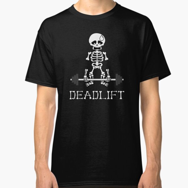 Deadlift Gym Skeleton Classic T-Shirt