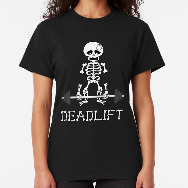 Deadlift Gym Skeleton Classic T-Shirt