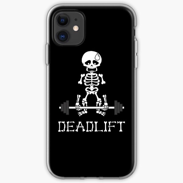 Deadlift Gym Skeleton iPhone Soft Case