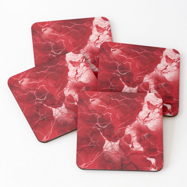 Item preview, Red Marble Tile designed and sold by Nicholas Panek.