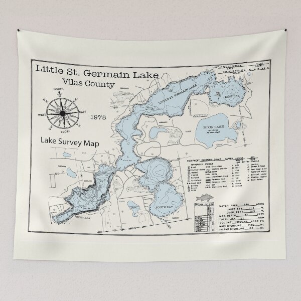 Artikelvorschau, Little St. Germain Lake WI Vilas County entworfen und verkauft von Jean Plout.