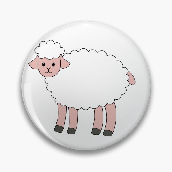 Item preview, Cute White Sheep designed and sold by JefimijaT.
