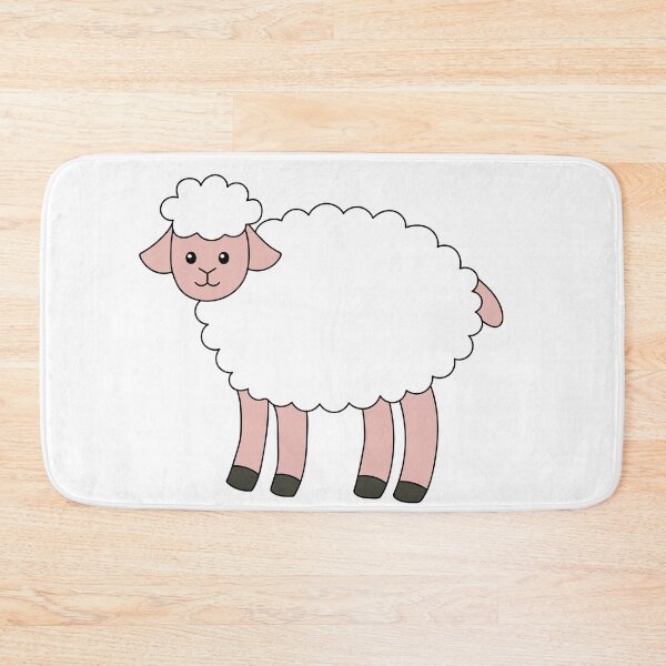 Item preview, Cute White Sheep designed and sold by JefimijaT.