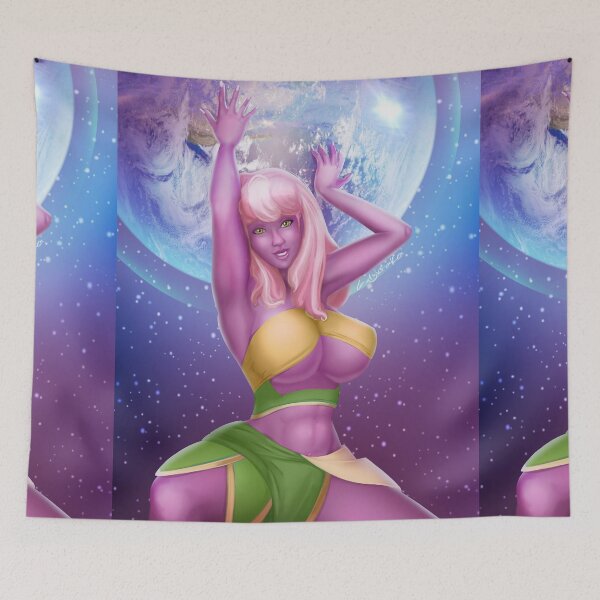 Item preview, Atlas Goddess Muscles Purple designed and sold by ladykraken.