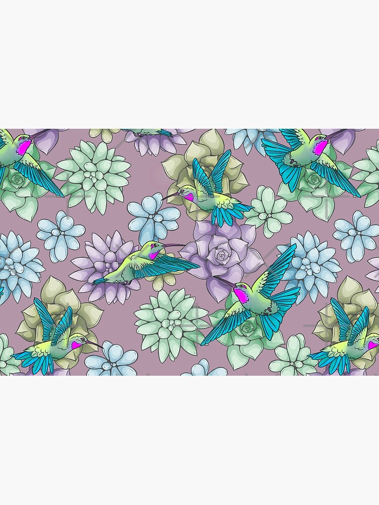 Thumbnail 4 of 4, Zipper Pouch, Green Hummers (Light) designed and sold by smoothfoxill.