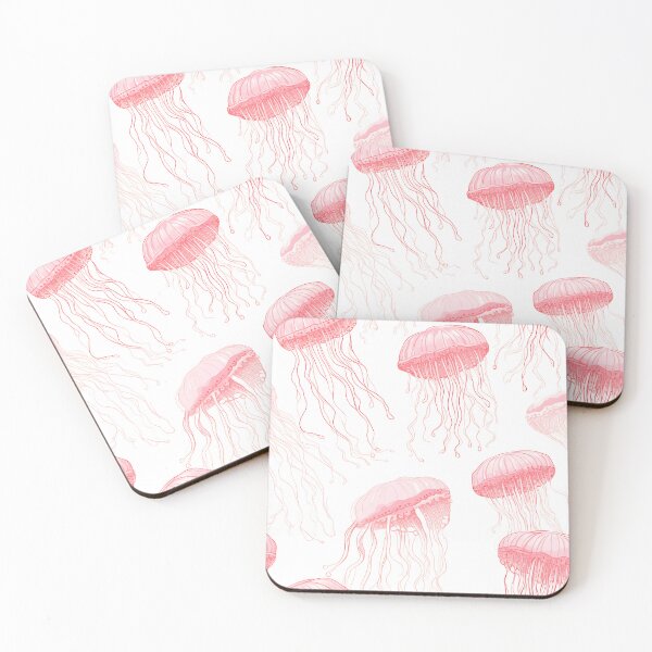 Item preview, Pink Jellyfish Pattern designed and sold by peachculture.