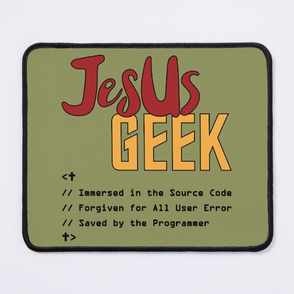 Item preview, Jesus Geek (Black Text) designed and sold by GatorDesign.