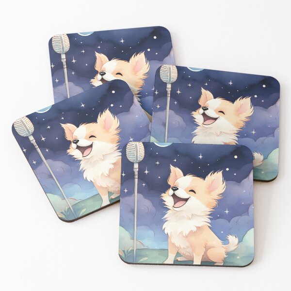 Item preview, Happy dog singing designed and sold by cute-animals99.