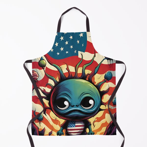 Item preview, alienlove 112 good mood lucky funny skull USA hero designed and sold by alienlove-8.