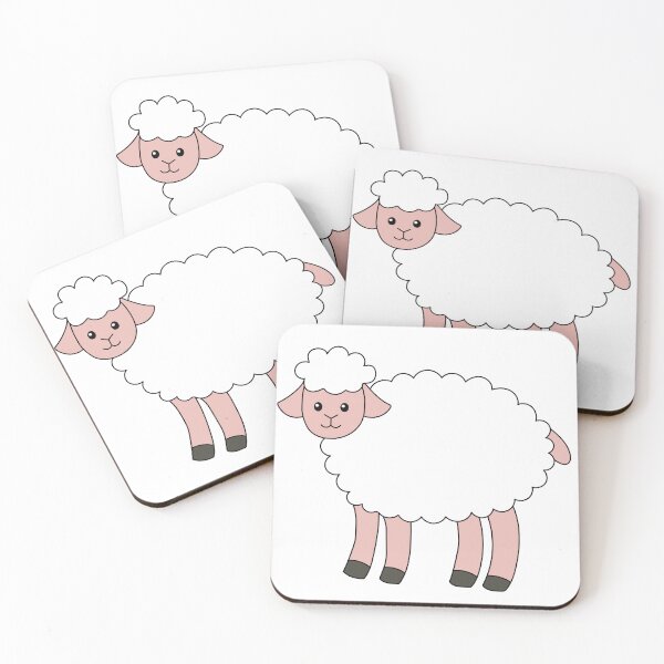 Item preview, Cute White Sheep designed and sold by JefimijaT.