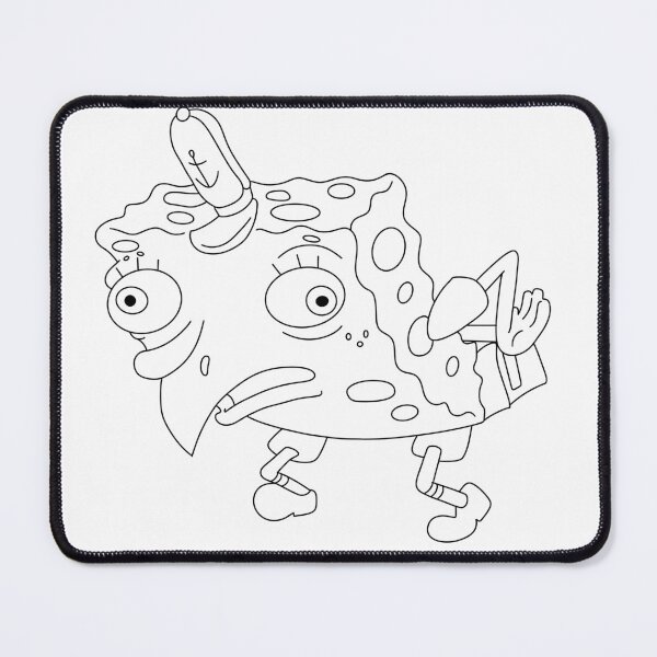 Item preview, Mocking SpongeBob outline designed and sold by TicaCreations.