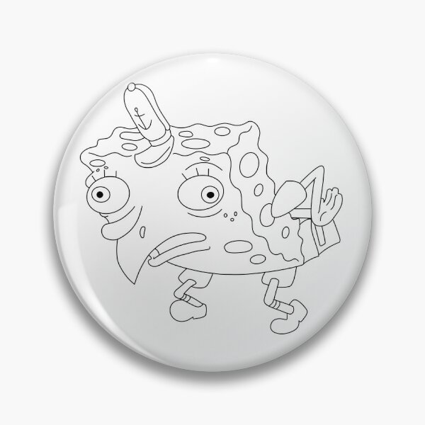 Item preview, Mocking SpongeBob outline designed and sold by TicaCreations.