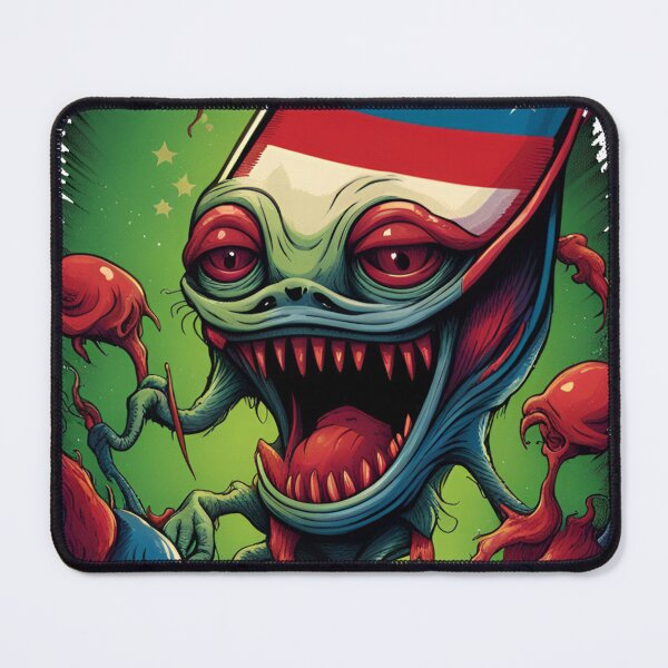 Artikelvorschau, alienlove 114 good mood lucky funny skull USA hero entworfen und verkauft von alienlove-8.