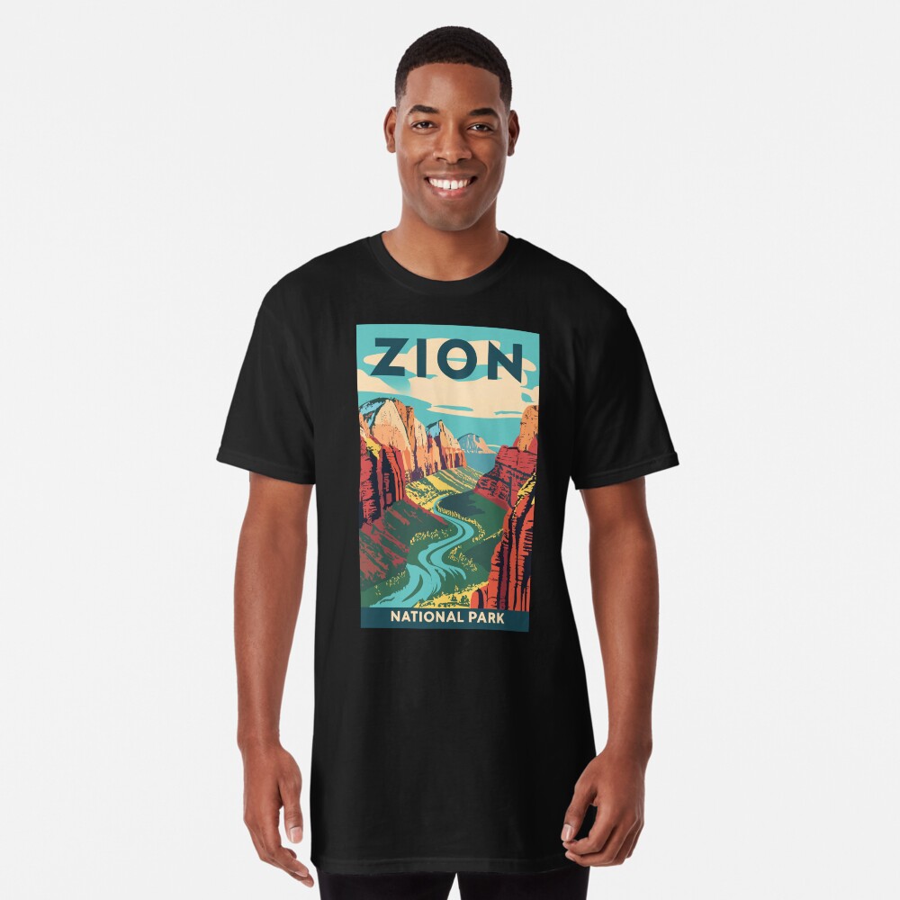 Vista previa del artículo con la obra «Camiseta larga», diseñado y vendido por GoodOldVintage.