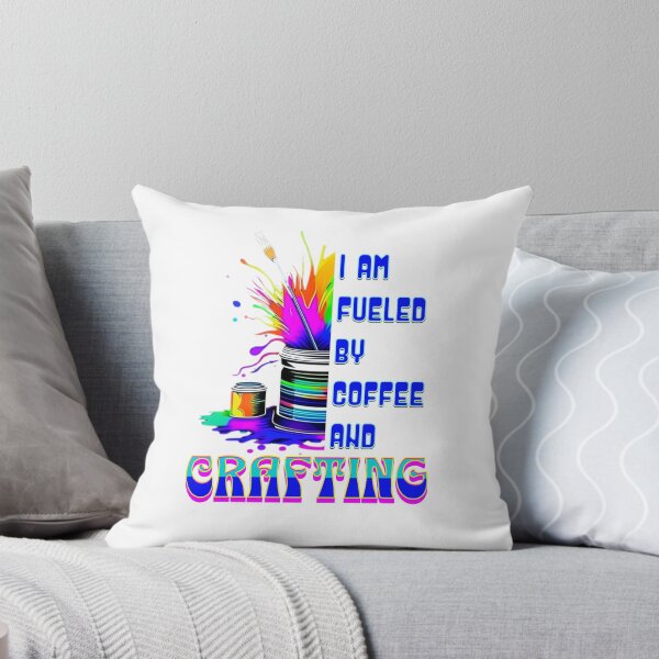 Item preview, I am Fueled by Coffee and Crafting designed and sold by TempoTees.