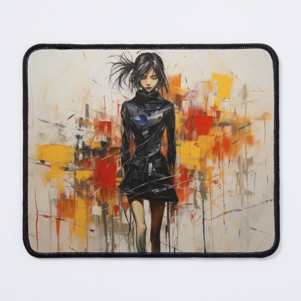 Item preview, chica caminando en pensamiento. designed and sold by UILOVE.