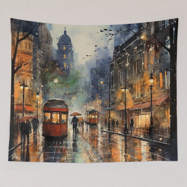 Item preview, Rainy Day in San Francisco designed and sold by CastleBySea.