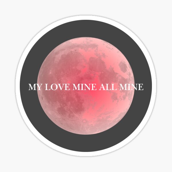 Item preview, my love mine all mine (pink/white) designed and sold by jennifersmind.