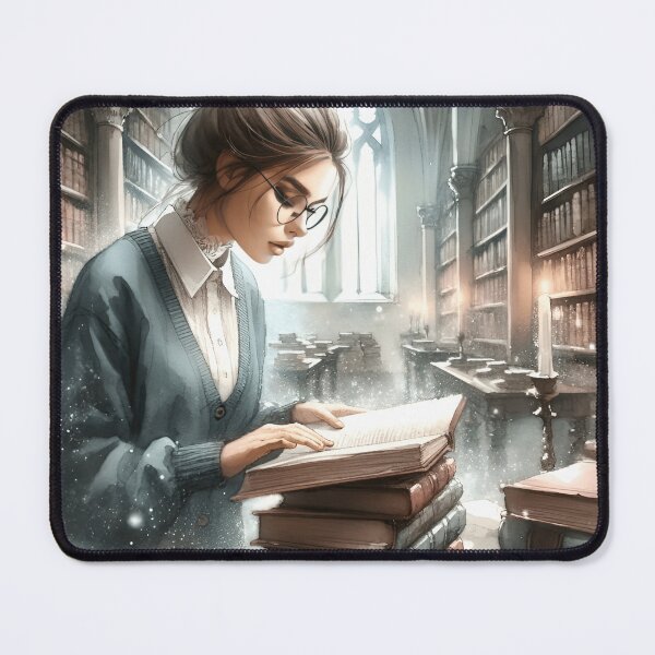 Item preview, Pretty bookworm designed and sold by AJSRPrints.