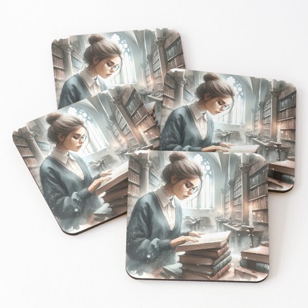 Item preview, Pretty bookworm designed and sold by AJSRPrints.