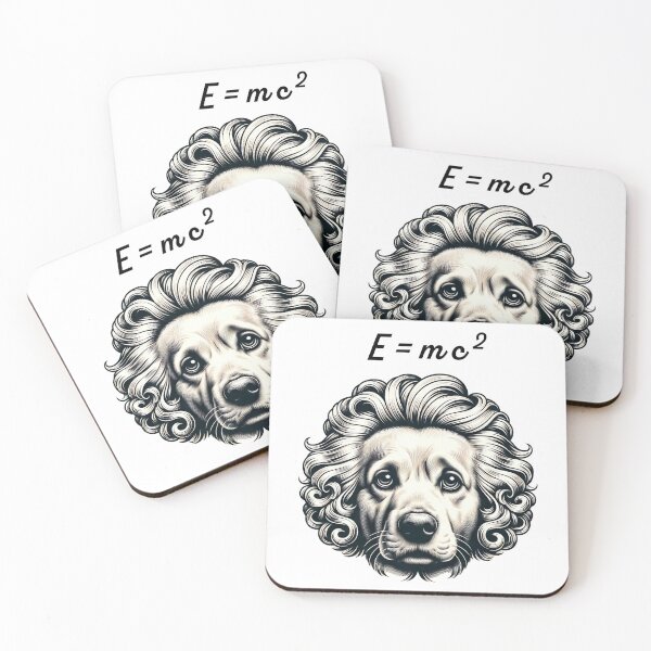 Item preview, E=mc2, dog genius designed and sold by HOlaMax.