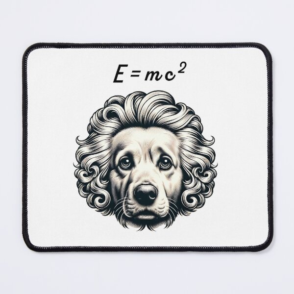 Item preview, E=mc2, dog genius designed and sold by HOlaMax.