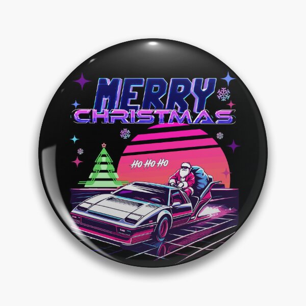 Item preview, Synthwave Retrowave Futuresynth Santa Claus Ugly Christmas designed and sold by RunThatApparel.
