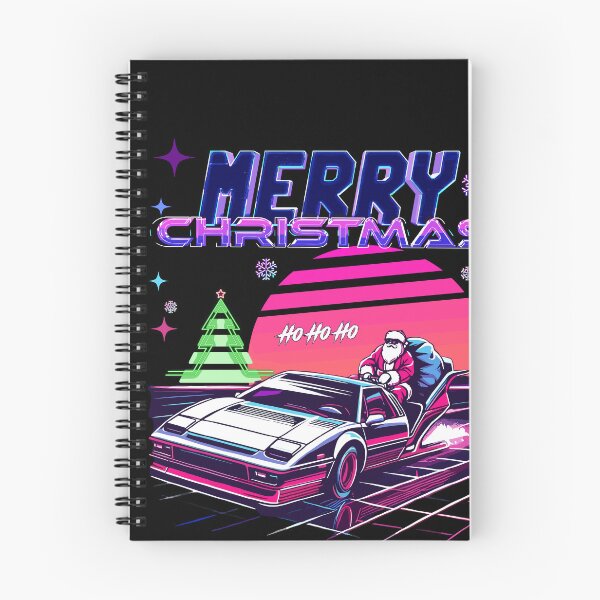 Item preview, Synthwave Retrowave Futuresynth Santa Claus Ugly Christmas designed and sold by RunThatApparel.