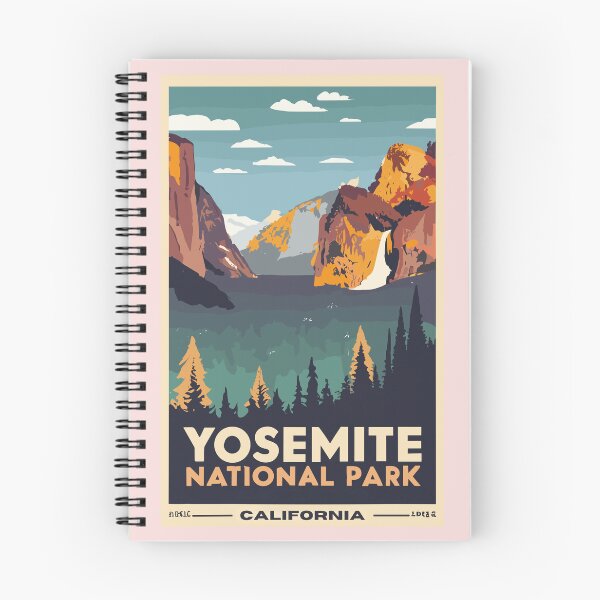 Item preview, A Vintage Travel Art of the Yosemite National Park - California - US  designed and sold by GoodOldVintage.