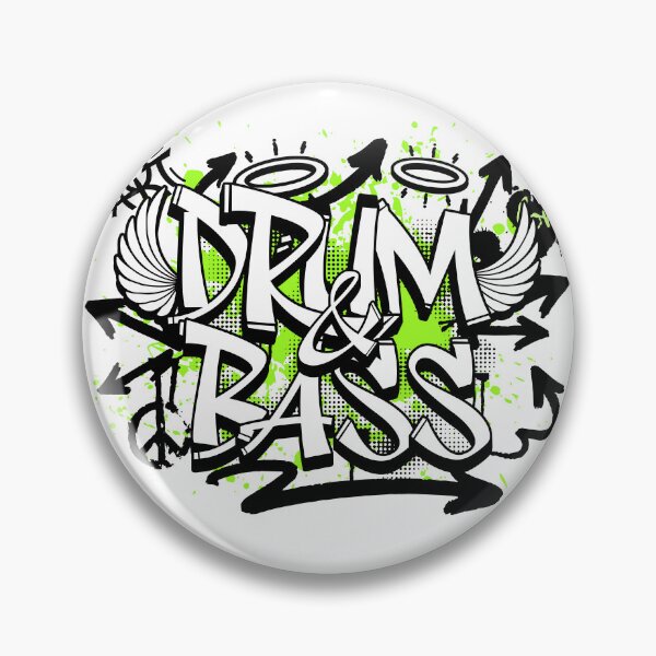 Item preview, BATERÍA Y BAJO - Graffiti Steez (lima/negro) designed and sold by Discothreadz.