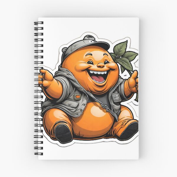 Item preview, Cute Chubby Orange Ai Generated Sticker designed and sold by My Artprintz.